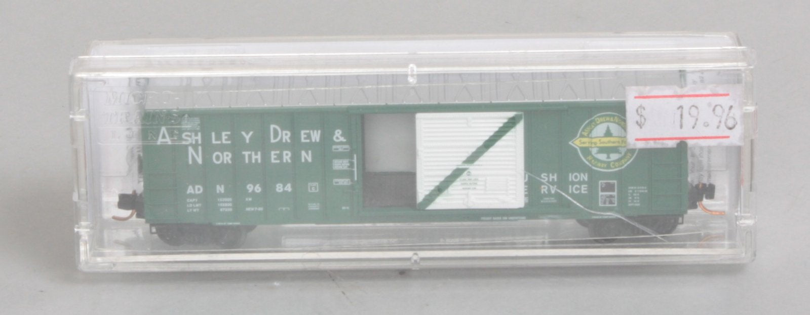 Micro-Trains 02500590 N Ashley, Drew & Northern 50' SD Rib Side Boxcar #9684