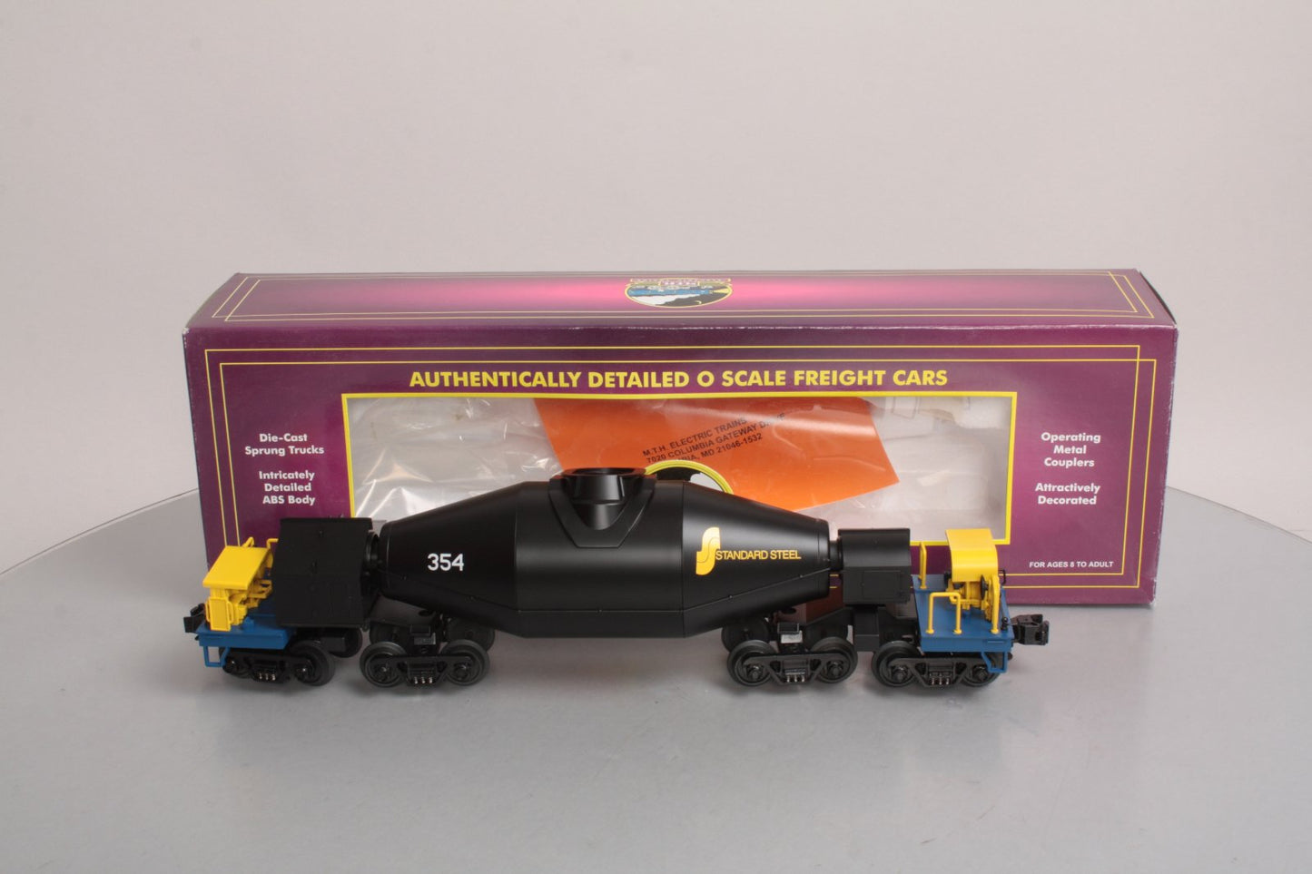 MTH 20-98316 O Gauge Standard Steel Hot Metal Car #354 LN/Box