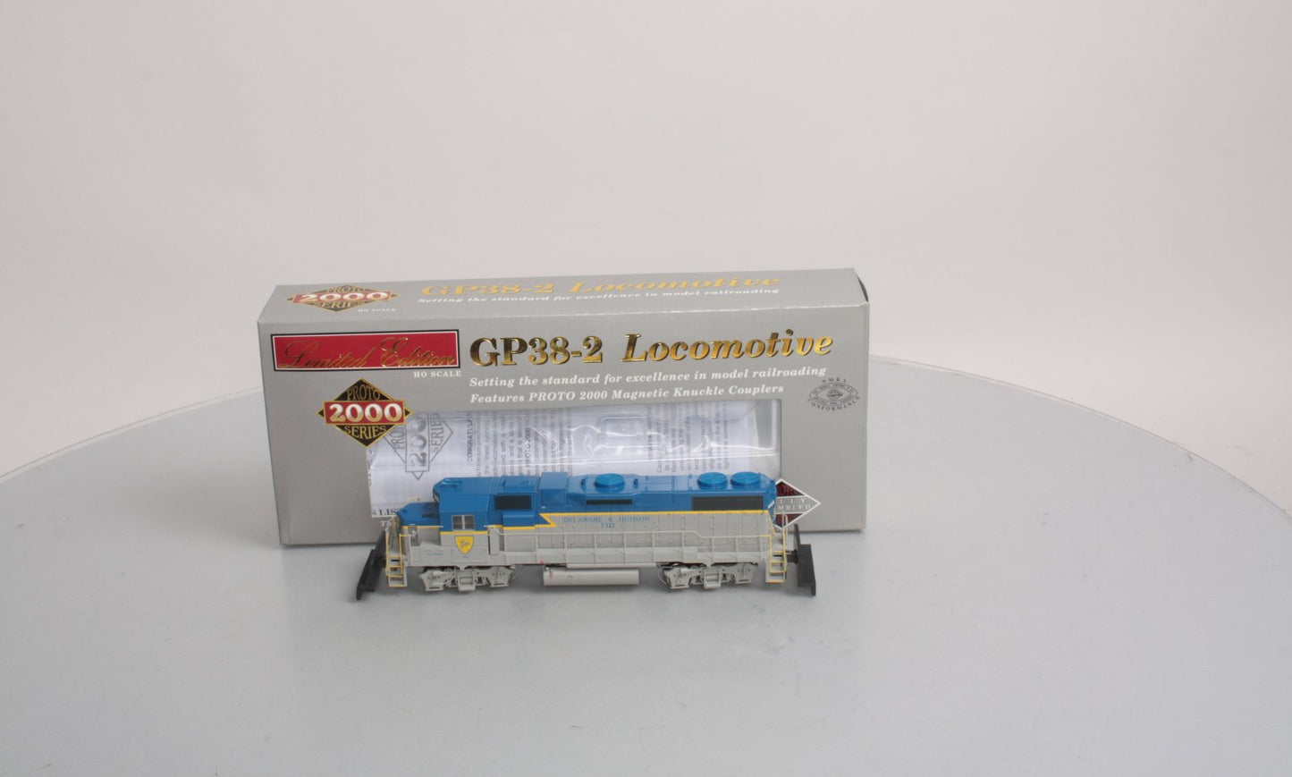 Proto 2000 30789 HO D&H GP38-2 Diesel Engine #7312 LN/Box