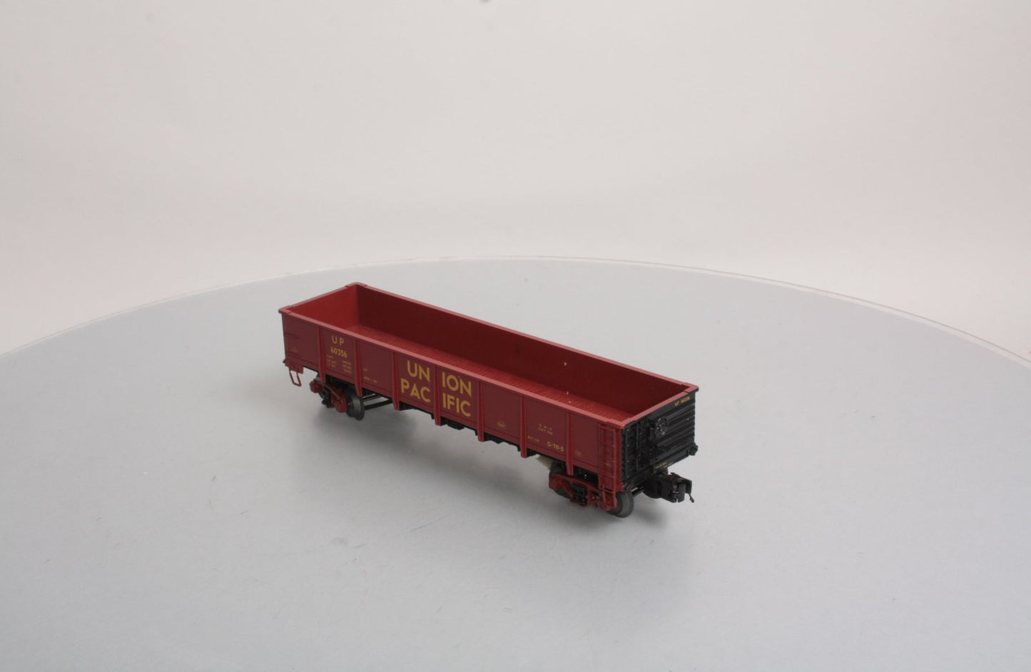 MTH 20-98935 O Gauge Union Pacific 55 Ton All Steel Drop-Bottom Gondola #60356
