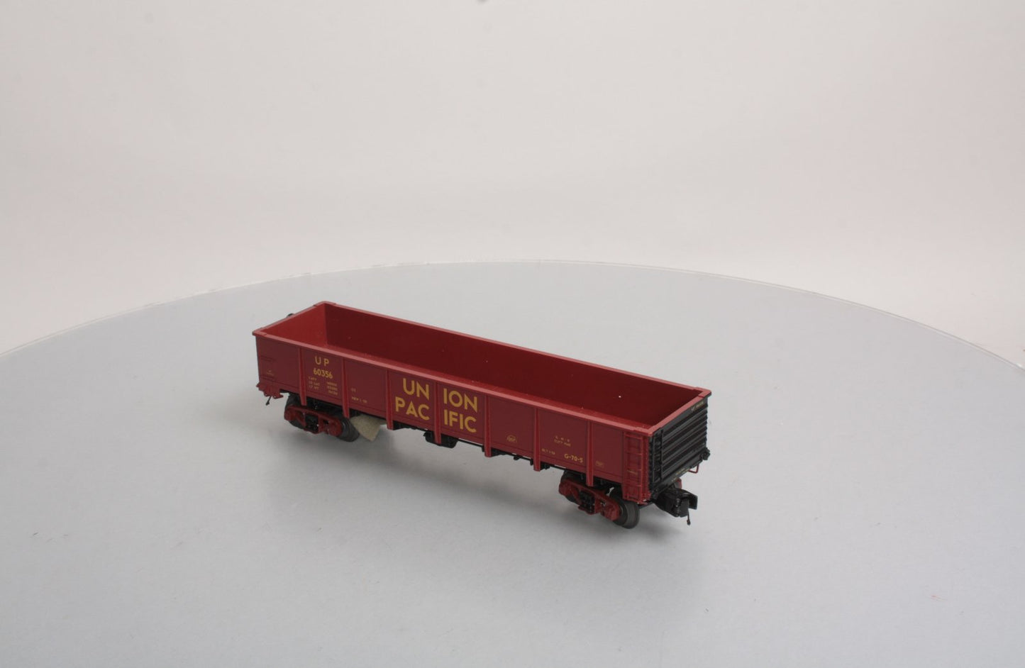 MTH 20-98935 O Gauge Union Pacific 55 Ton All Steel Drop-Bottom Gondola #60356