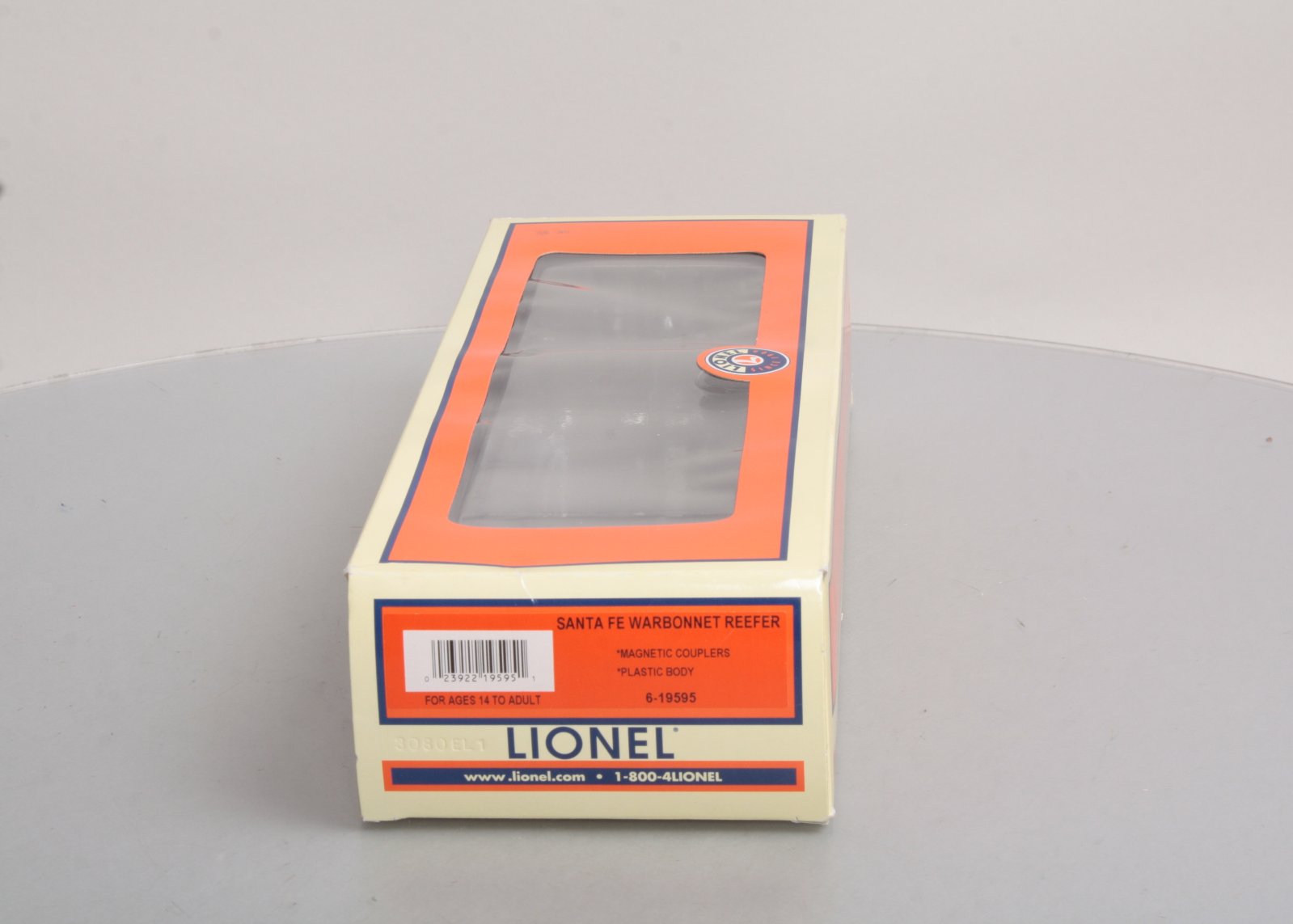 Lionel 6-19595 O Gauge ATSF Warbonnet Reefer Car LN/Box