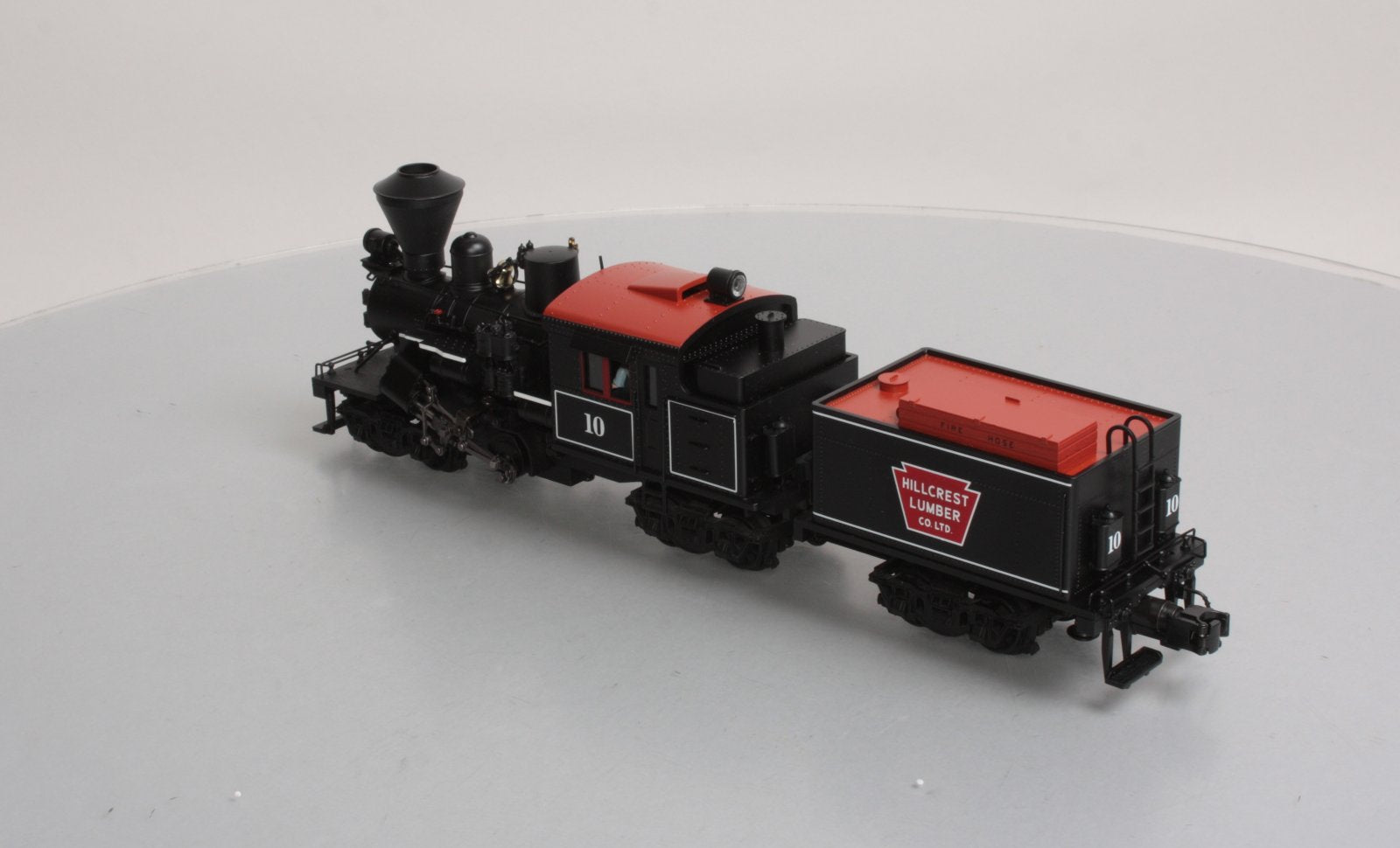 MTH 20-3039-1 O Gauge Hill Crest Lumber Co. Climax Logging Locomotive #10 w/PS2 EX/Box