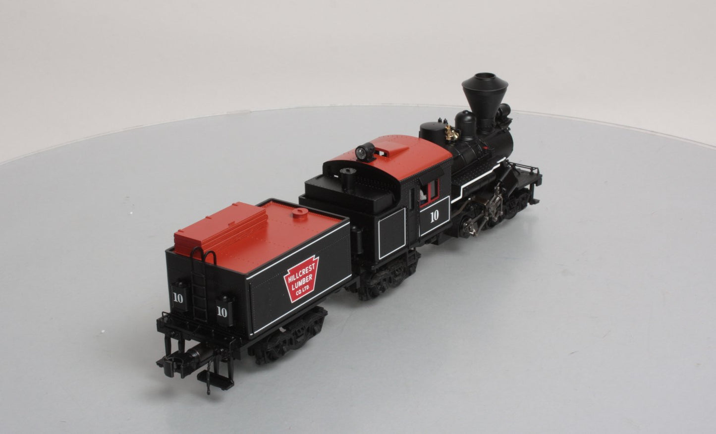 MTH 20-3039-1 O Gauge Hill Crest Lumber Co. Climax Logging Locomotive #10 w/PS2 EX/Box