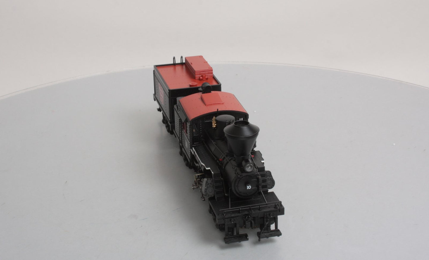 MTH 20-3039-1 O Gauge Hill Crest Lumber Co. Climax Logging Locomotive #10 w/PS2 EX/Box