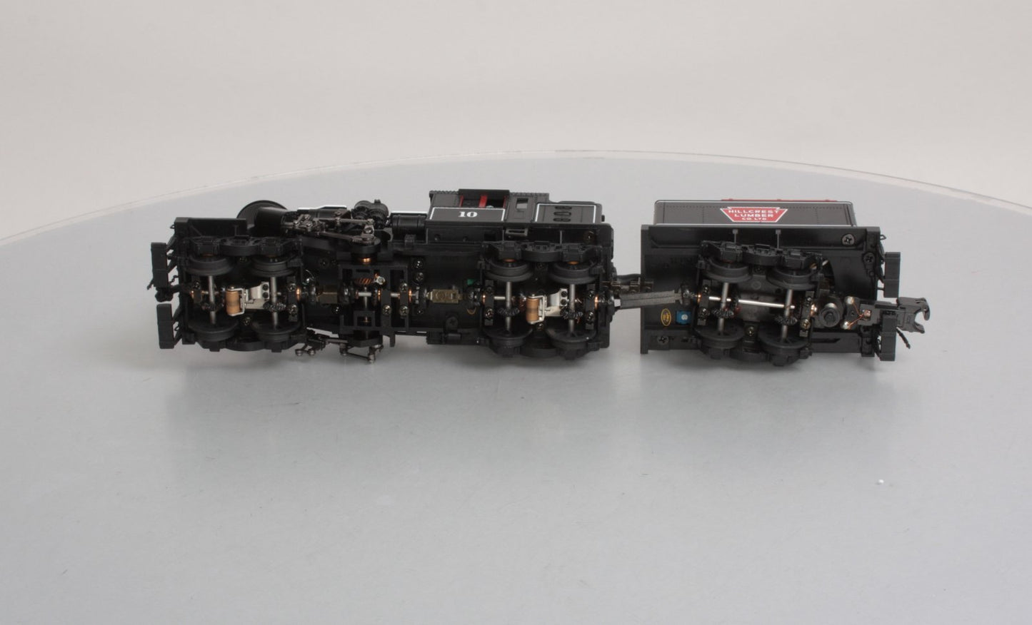 MTH 20-3039-1 O Gauge Hill Crest Lumber Co. Climax Logging Locomotive #10 w/PS2 EX/Box