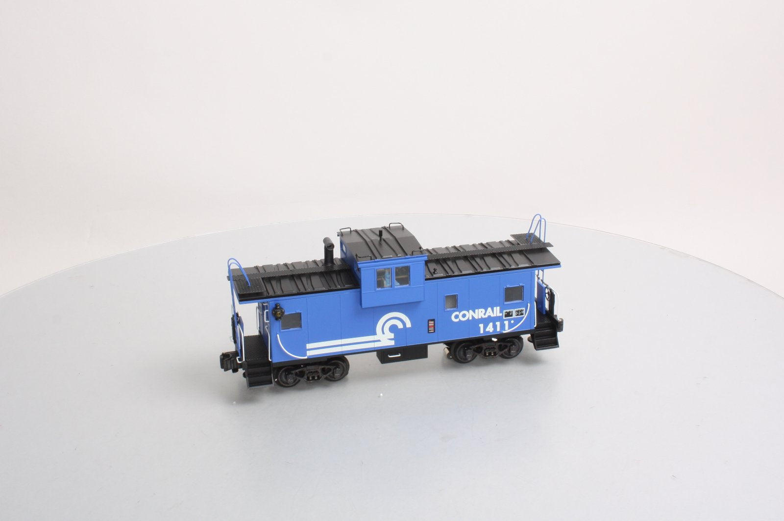 K-Line K613-1411 O Gauge Conrail Bay Window Illuminated Caboose #1411 LN/Box