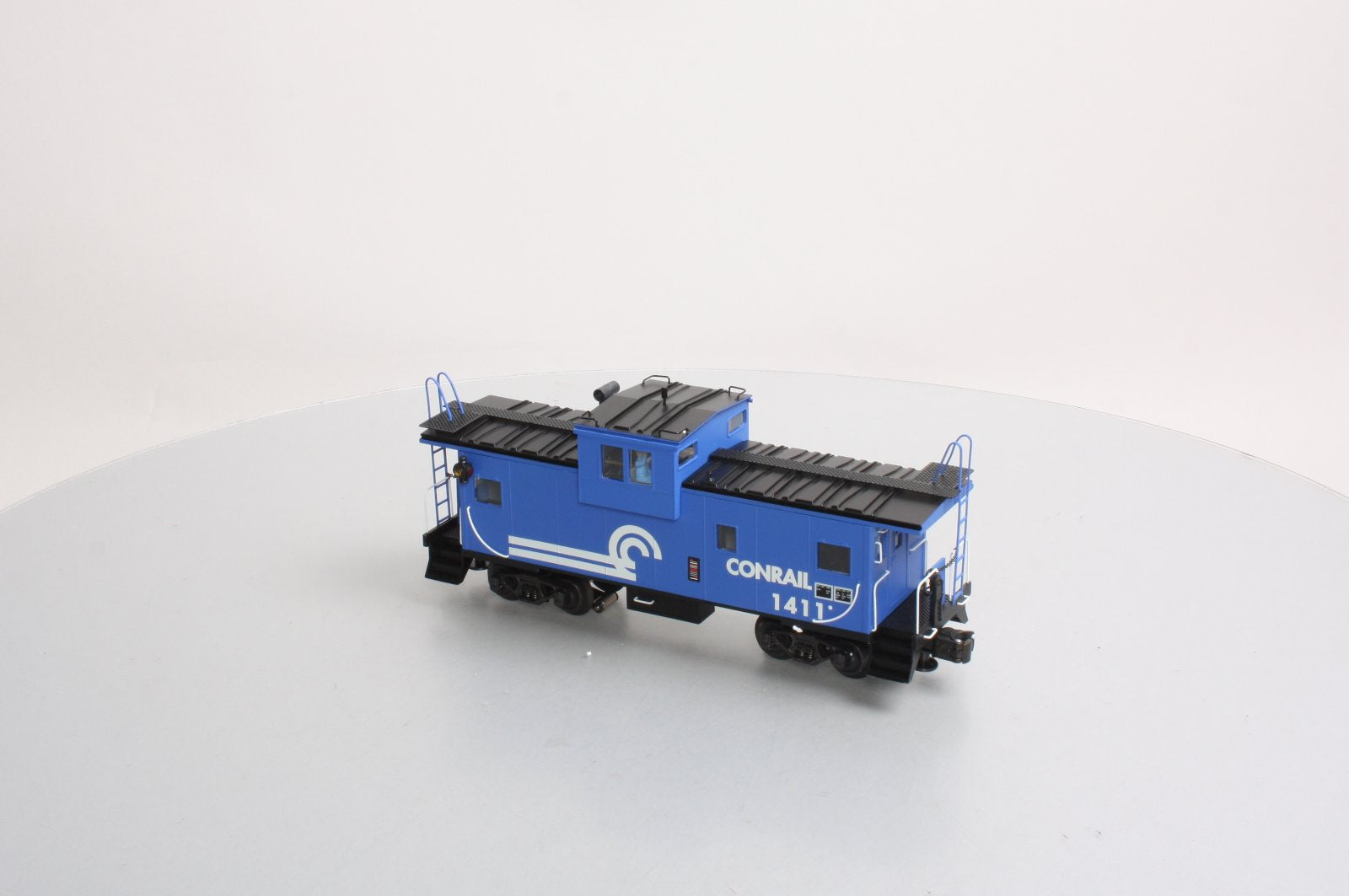 K-Line K613-1411 O Gauge Conrail Bay Window Illuminated Caboose #1411 LN/Box
