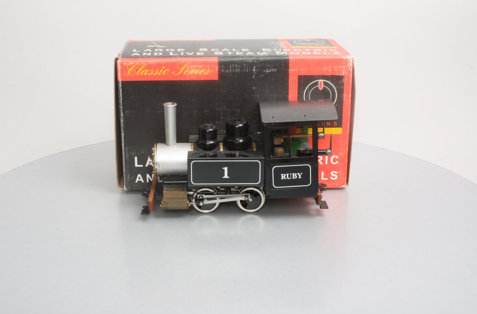Accucraft AC77-010 1:20.3 Ruby 0-4-0 Live Steam Tank Engine #1