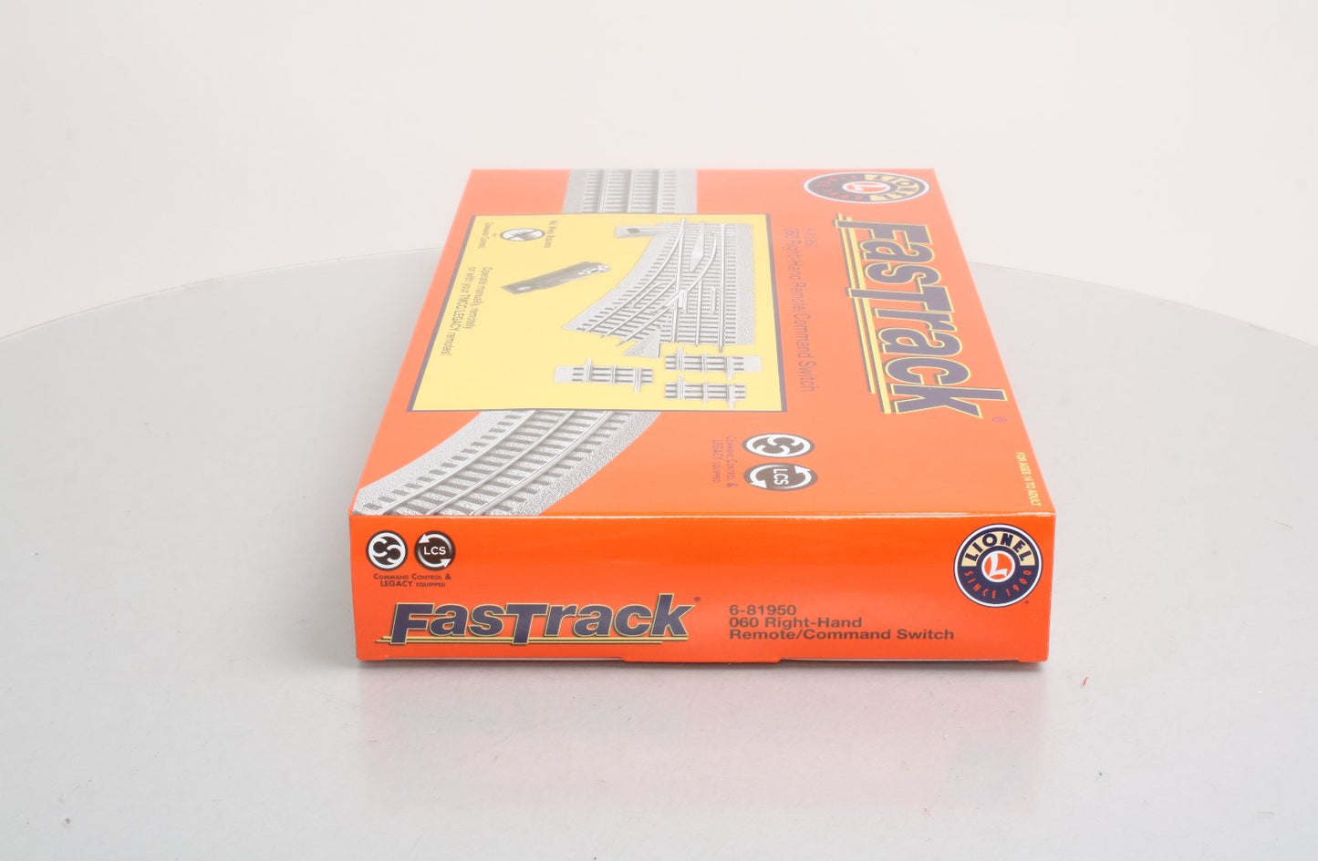 Lionel 6-81950 O O60 FasTrack Remote Right Hand Remote Command Switch Turnout