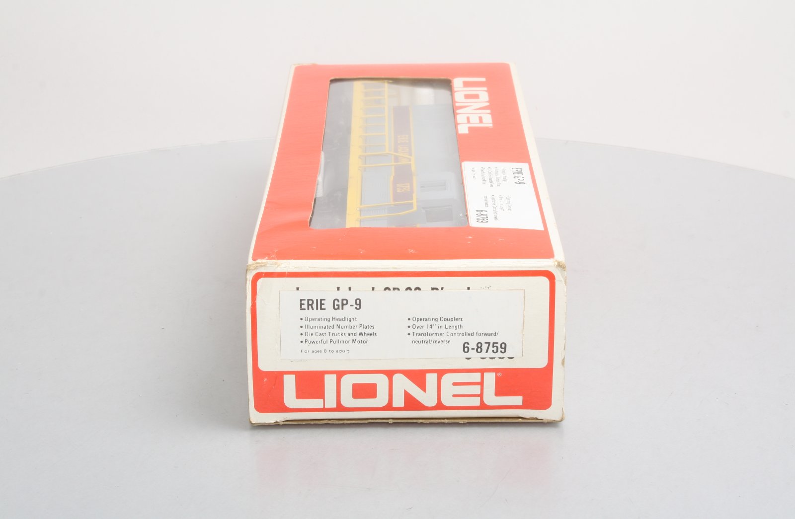 Lionel 6-8759 O Gauge Erie Lackawanna GP-9 Powered Diesel Locomotive EX/Box