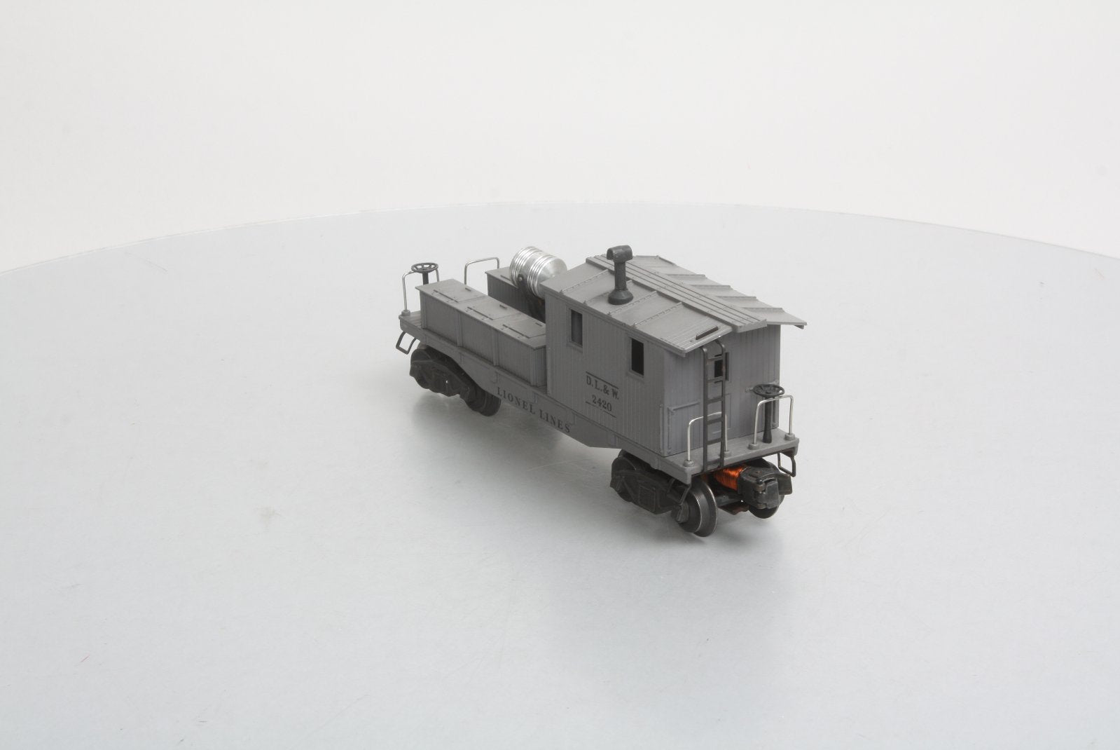 Lionel 2420 Vintage O D&LW Variation C  Searchlight Wrecking Car w/Stake Marks