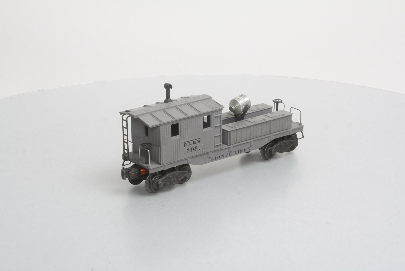 Lionel 2420 Vintage O D&LW Variation C  Searchlight Wrecking Car w/Stake Marks