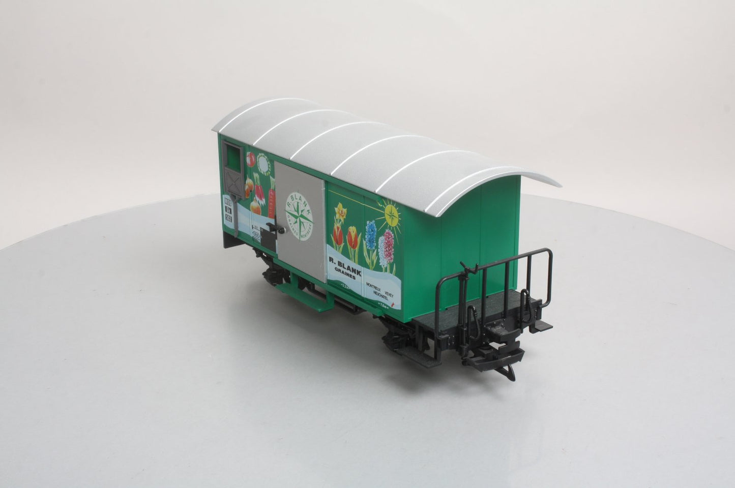 LGB 4128 G Scale R. Blank Graines End Car LN/Box