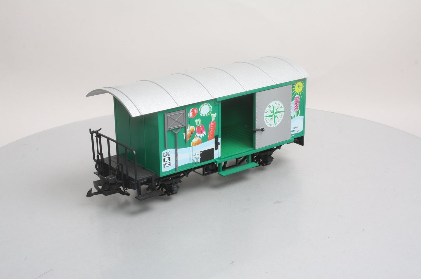 LGB 4128 G Scale R. Blank Graines End Car LN/Box