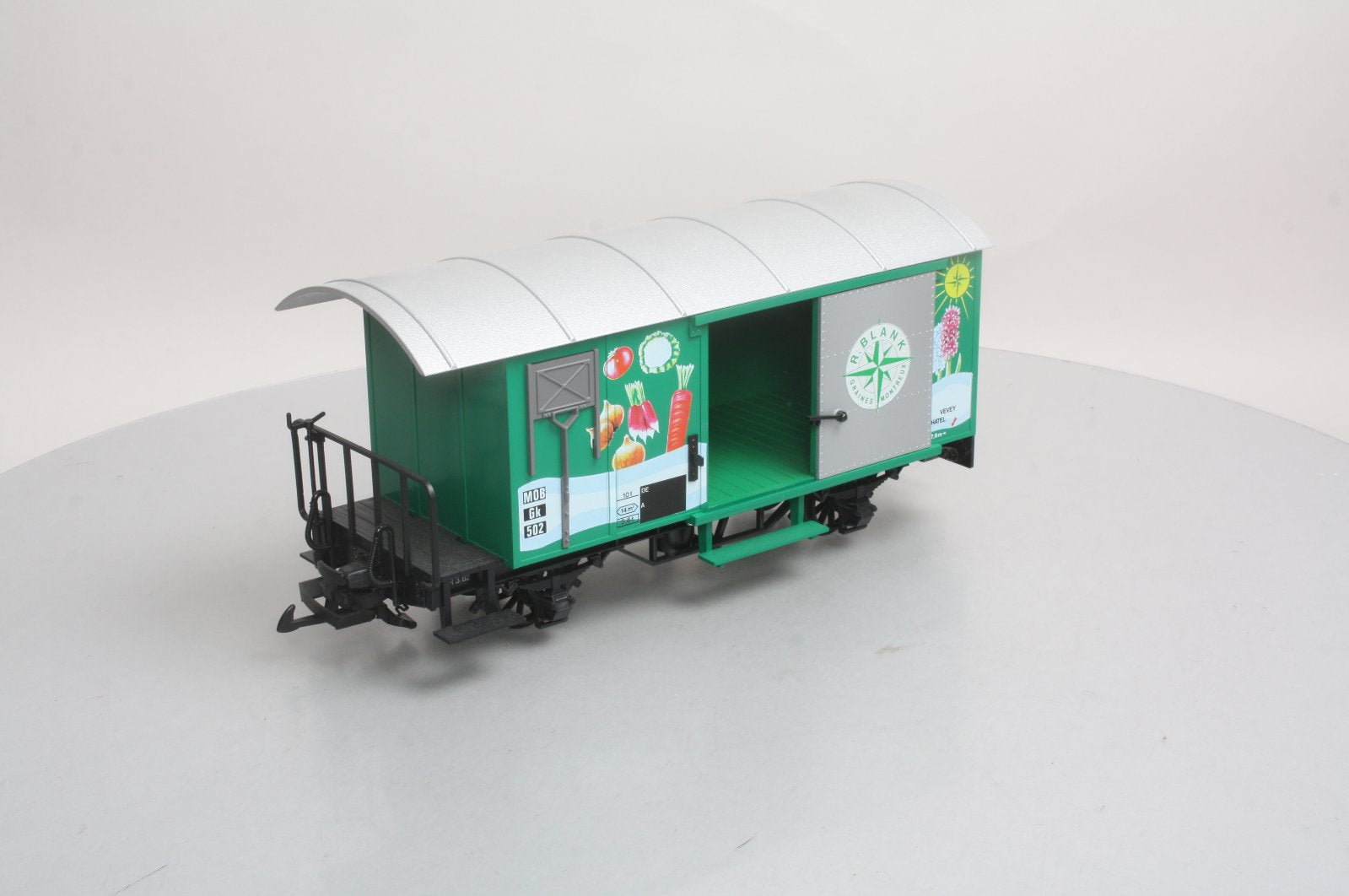 LGB 4128 G Scale R. Blank Graines End Car LN/Box