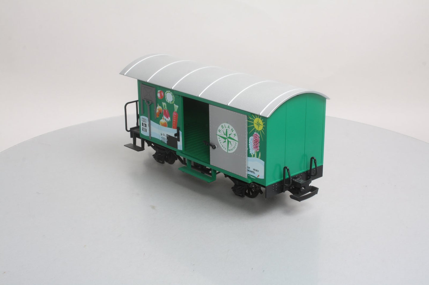 LGB 4128 G Scale R. Blank Graines End Car LN/Box