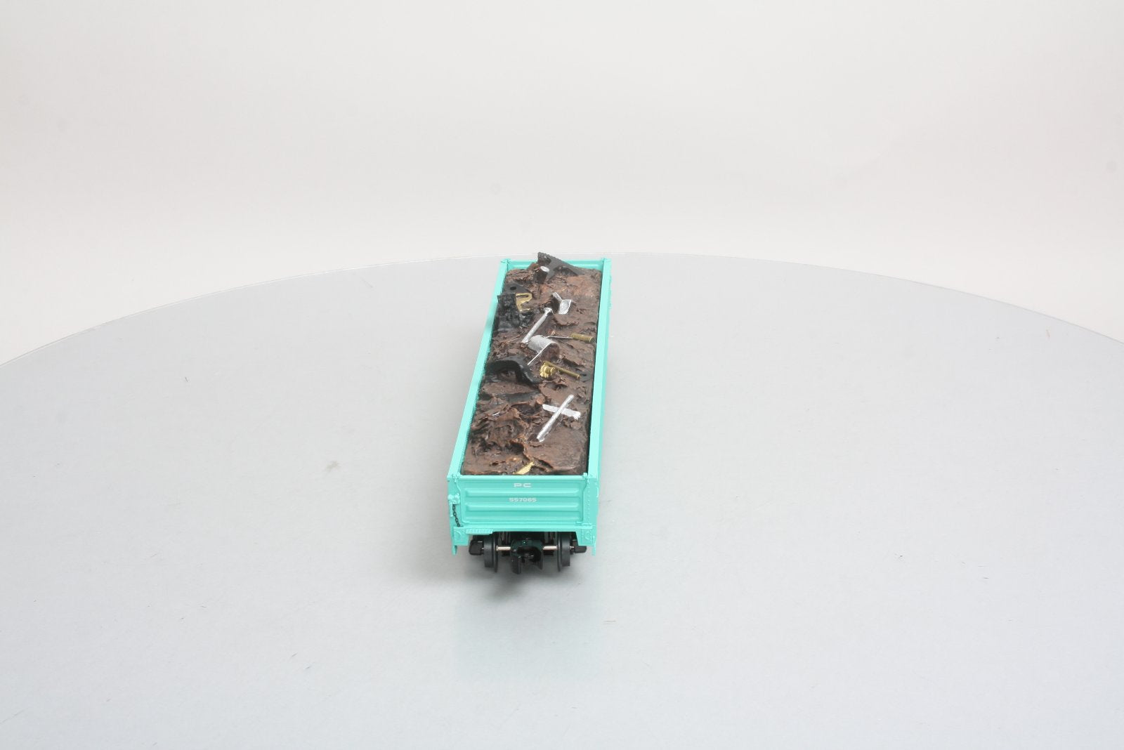 Lionel 6-82860 O Gauge Penn Central PS-5 Gondola #557065 With Scrap Load LN/Box