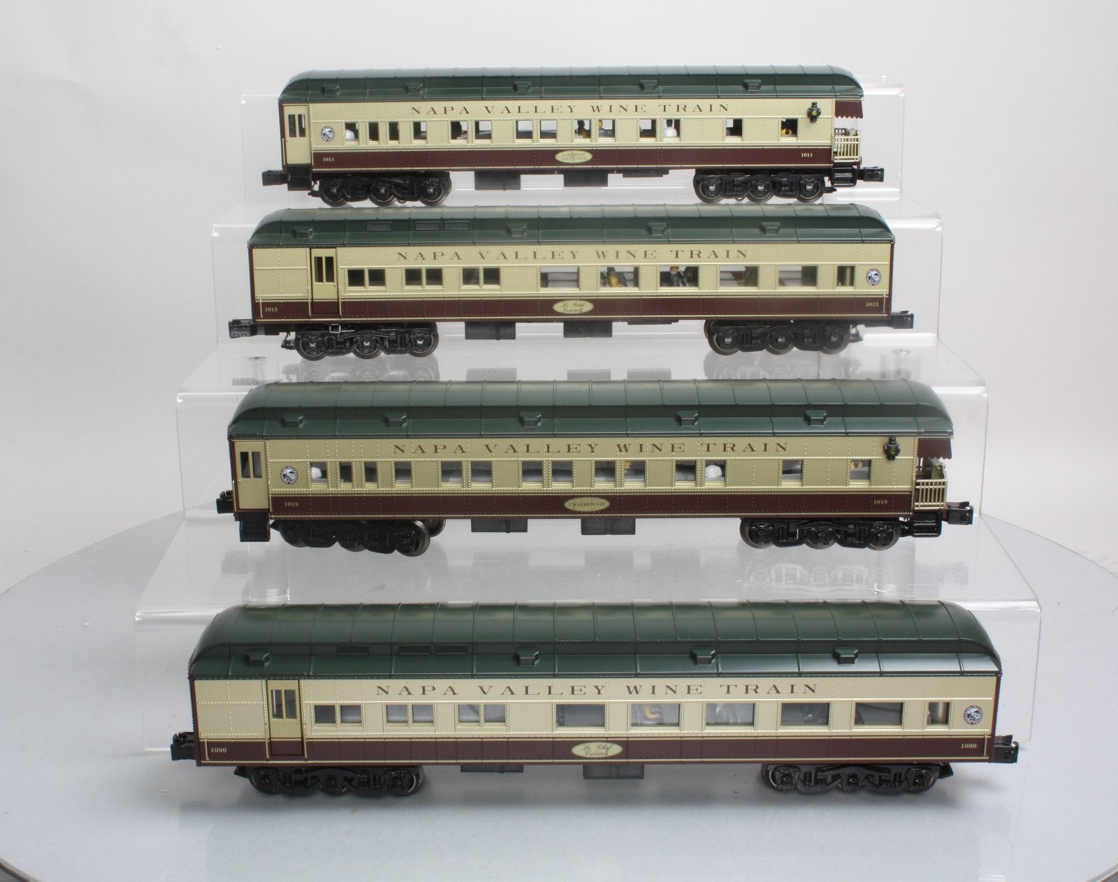 Lionel 6-22613 O Napa Valley 15'' Heavyweight Passenger Car 4-Pack