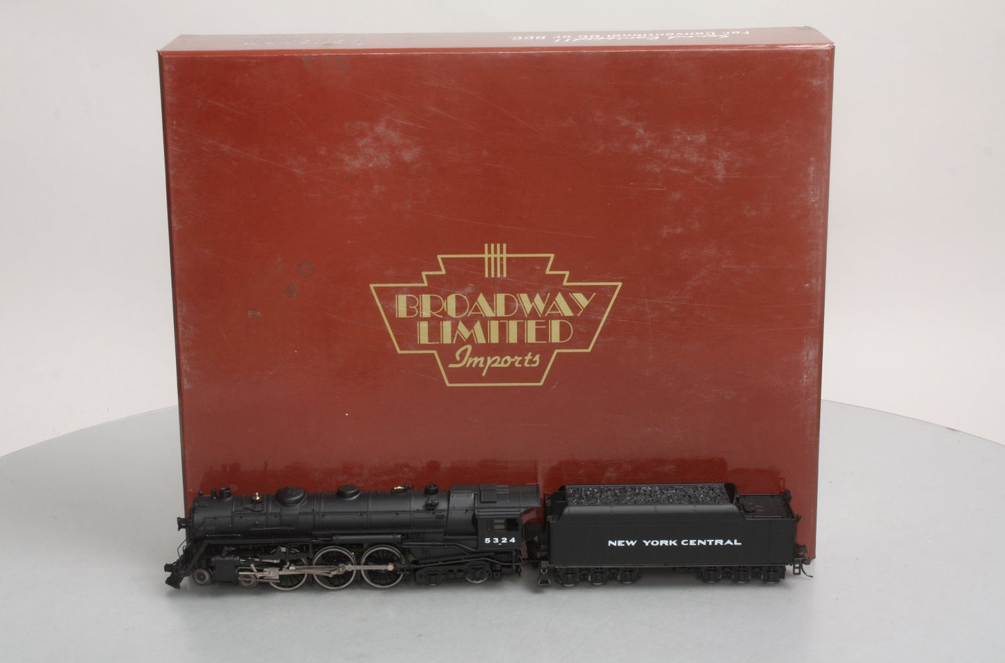 Broadway Limited 020 New York Central J1e Hudson Locomotive & Tender #5324 w/QSI NIB