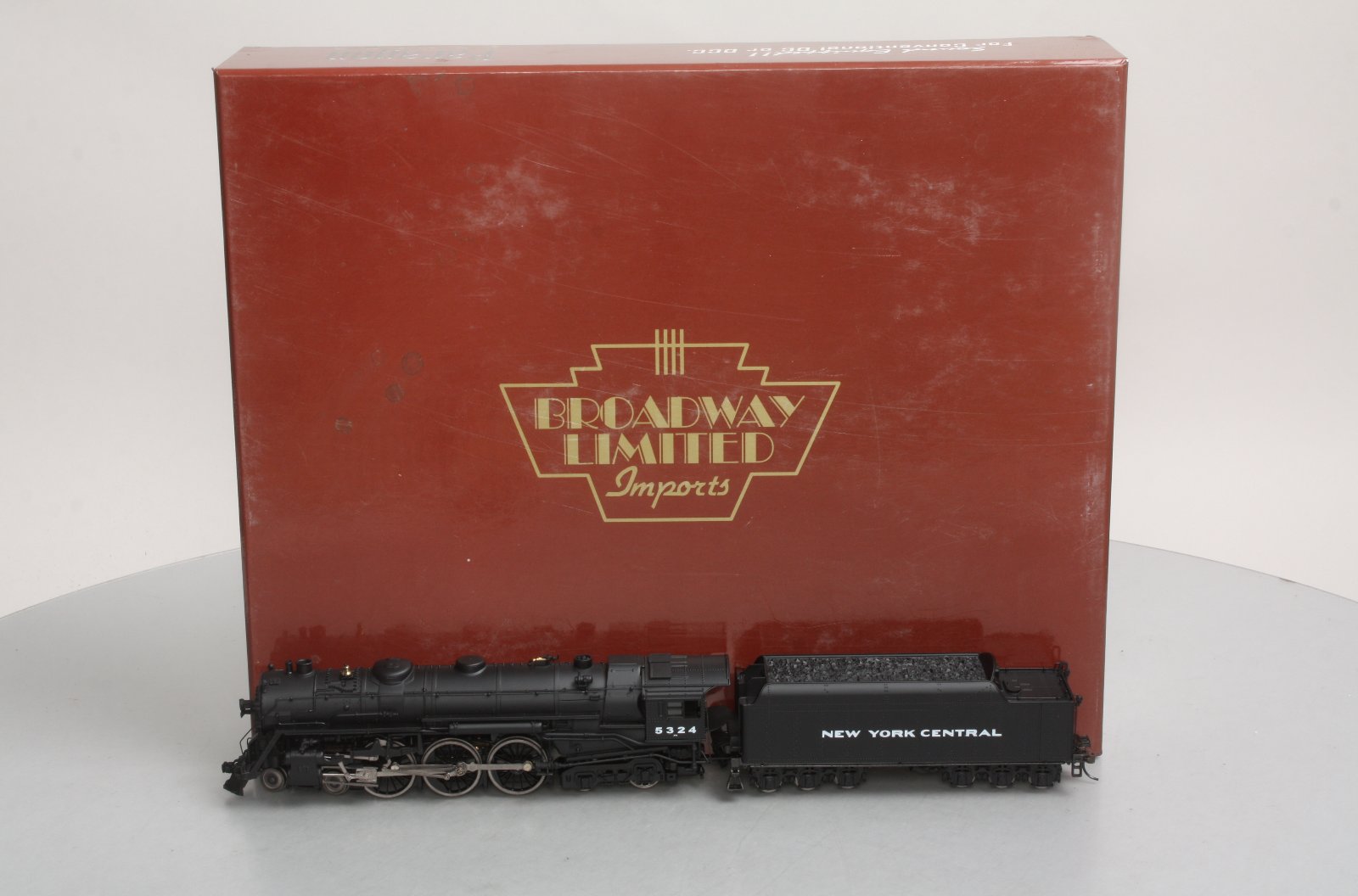 Broadway Limited 020 New York Central J1e Hudson Locomotive & Tender #5324 w/QSI NIB
