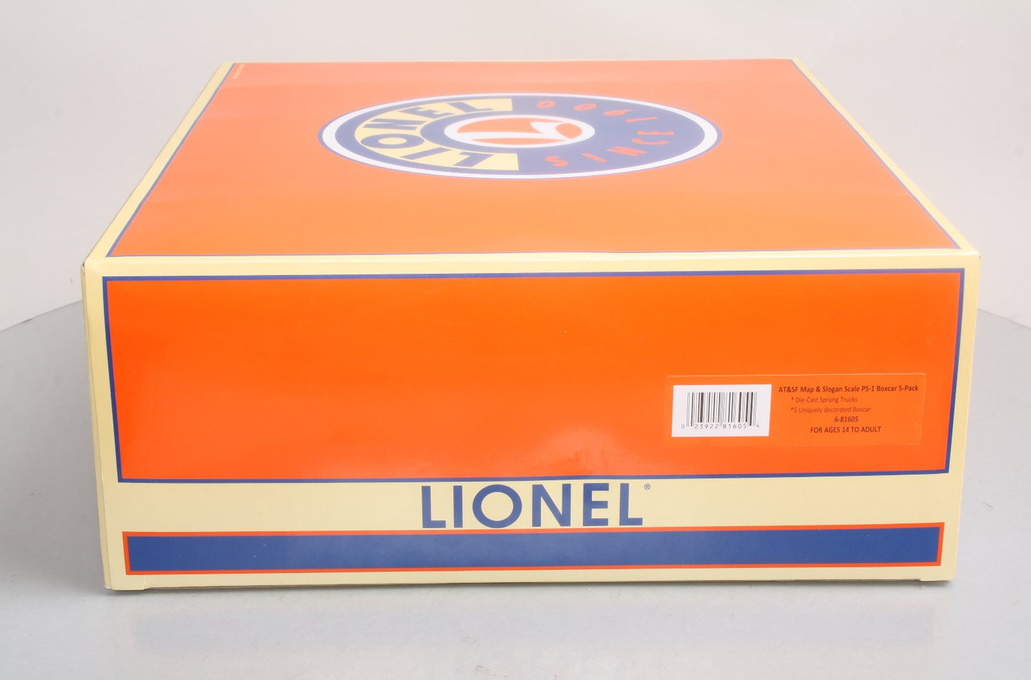 Lionel 6-81605 Santa Fe Map & Slogan 5 Car PS-1 Boxcar Set LN/Box