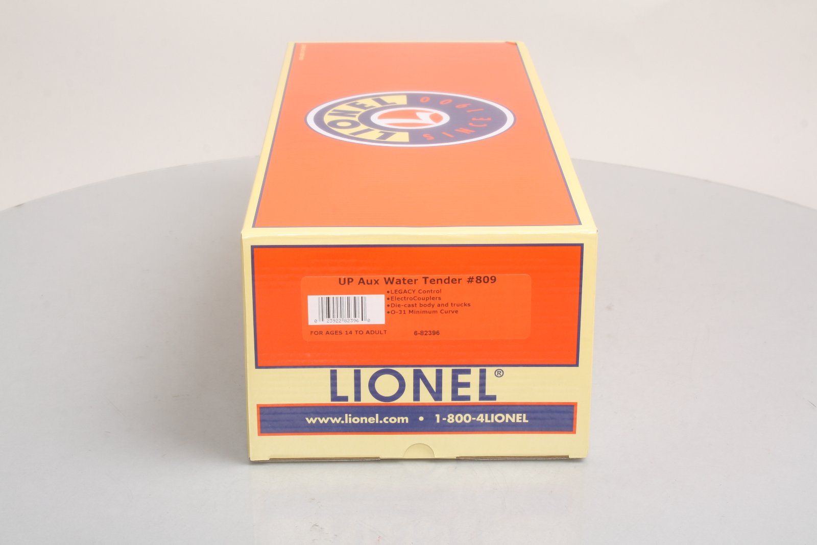 Lionel 6-82396 O BTO UP Commemorative Edition Auxiliary Water Tender #809 LN/Box