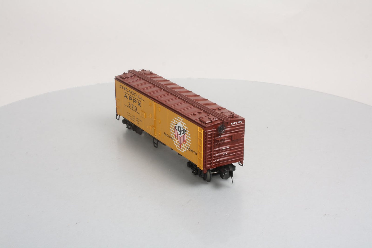 MTH 20-90224D Agar Packing Co Car#370 40' Steel Sided Reefer LN/Box