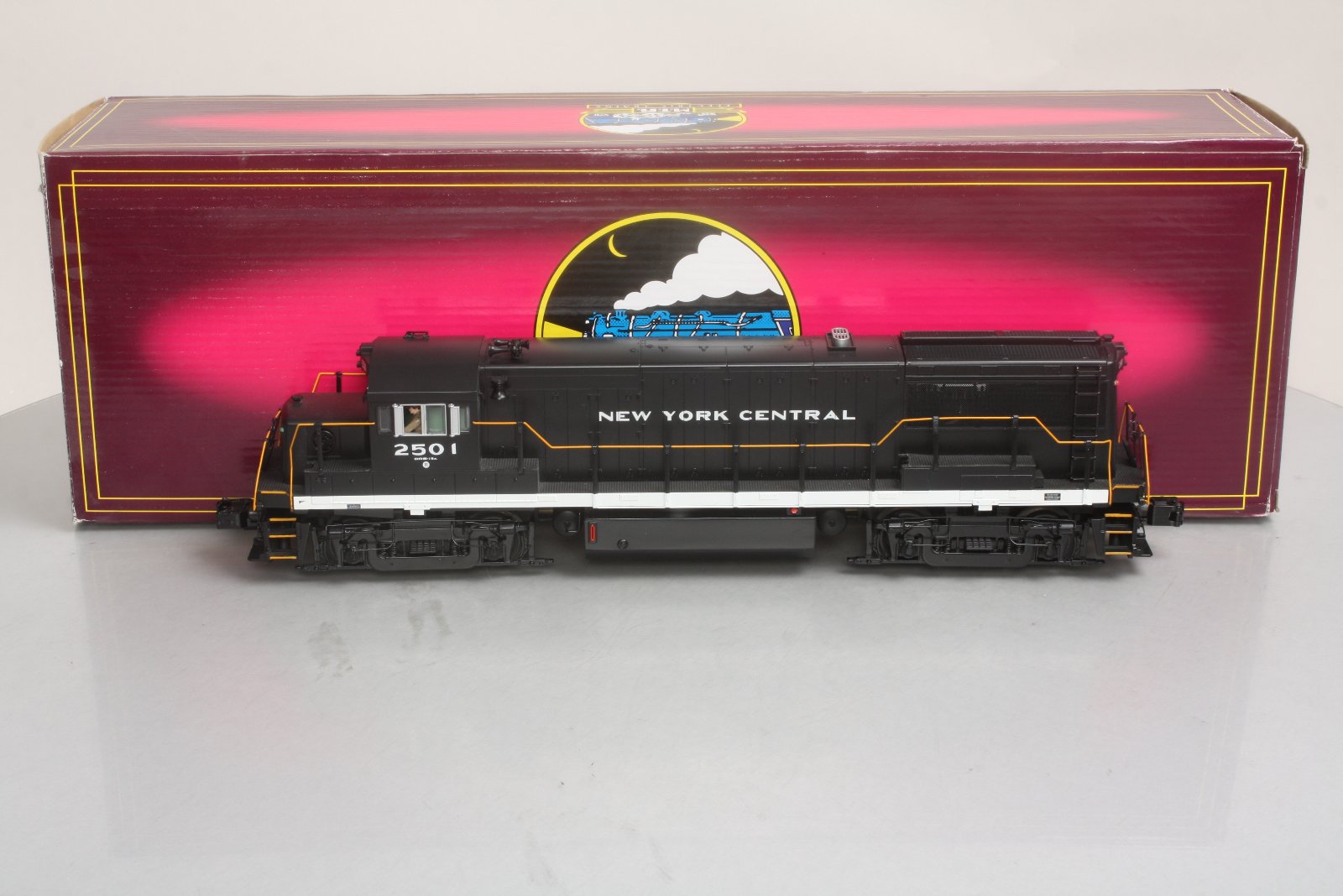 MTH 20-2964-1 New York Central U25B Diesel Engine w/PS 2.0 #2501 (Hi-Rail)
