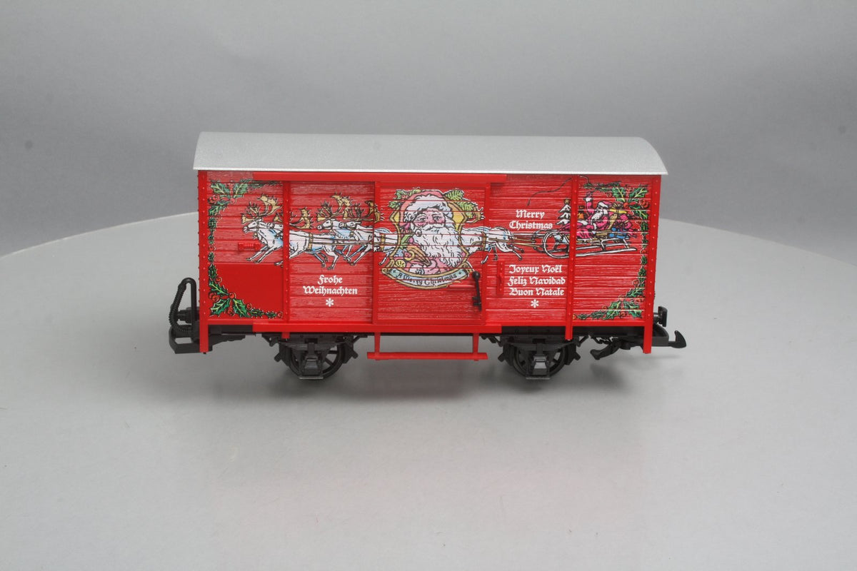 LGB 4335S G Scale Christmas Boxcar w/ Sound LN/Box