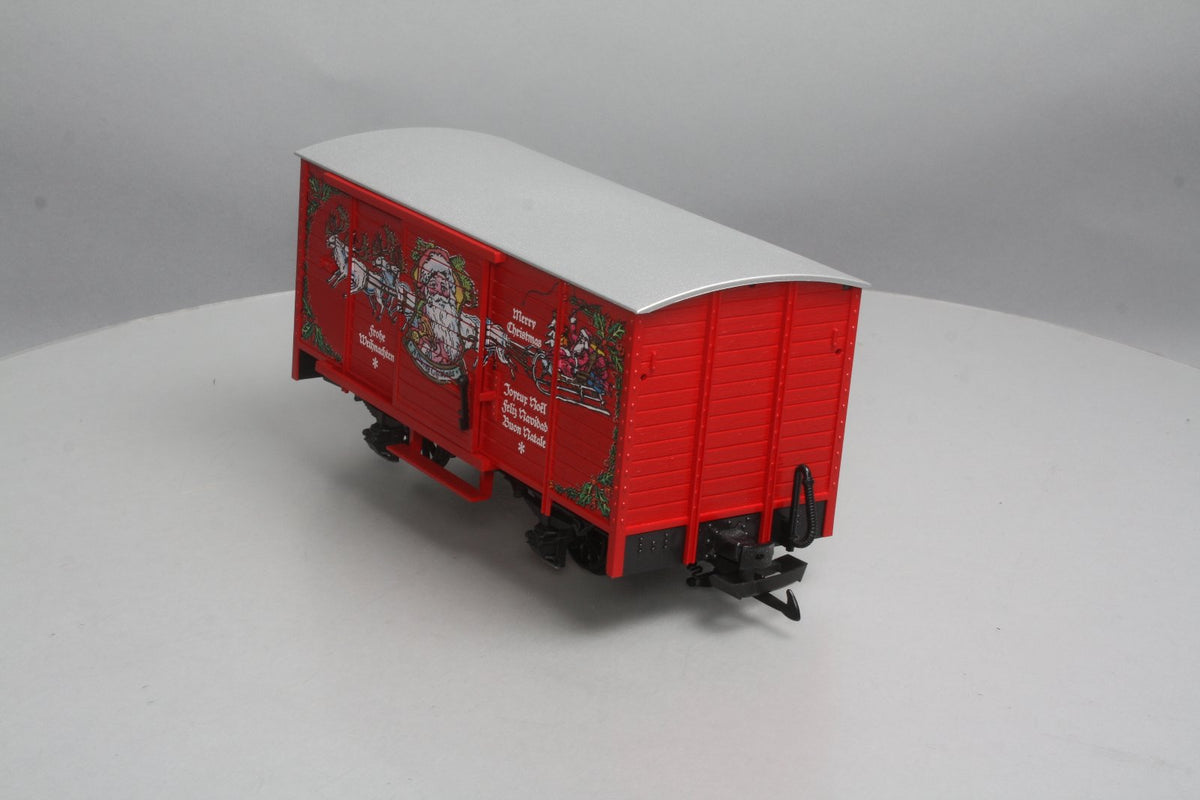 LGB 4335S G Scale Christmas Boxcar w/ Sound LN/Box