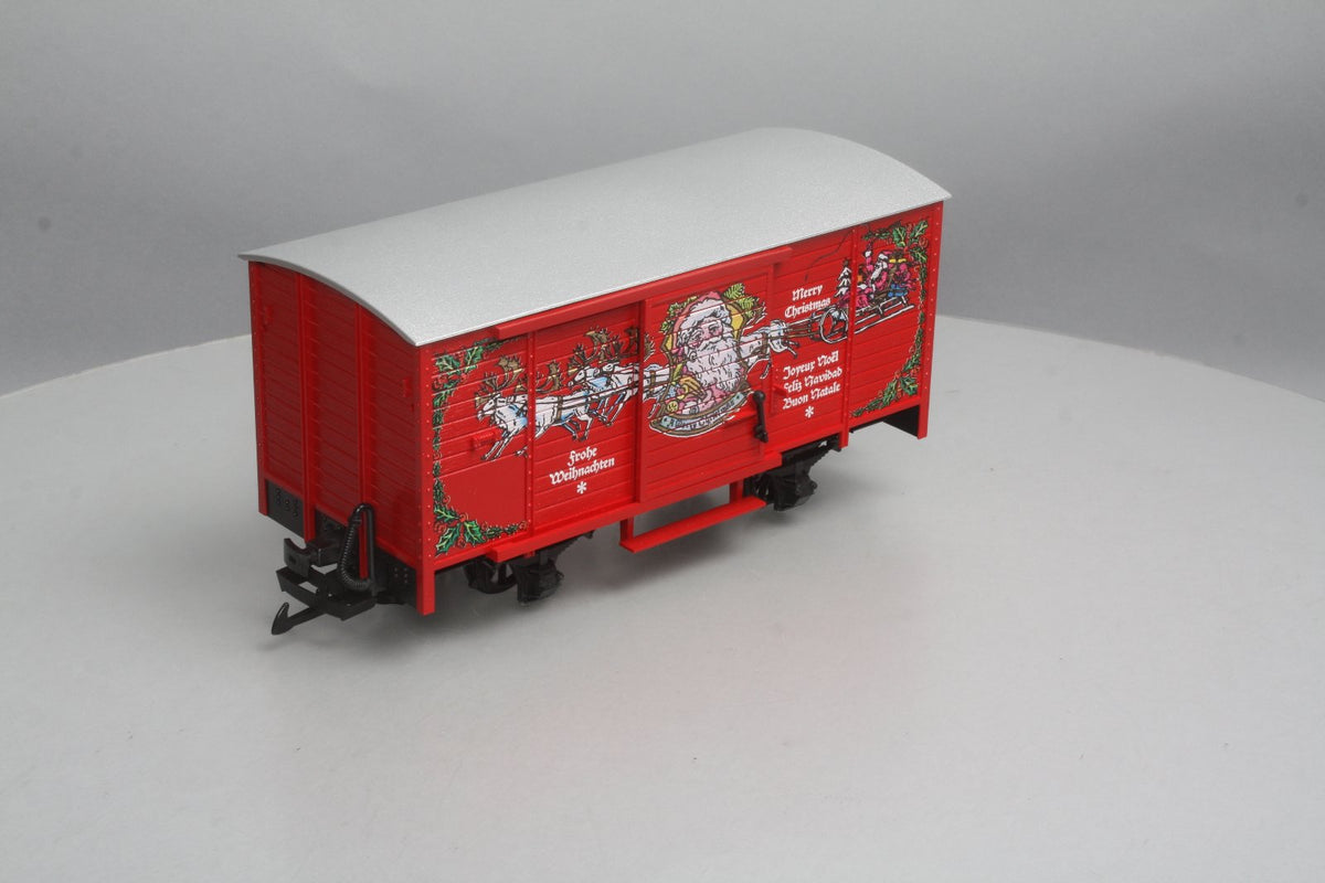 LGB 4335S G Scale Christmas Boxcar w/ Sound LN/Box