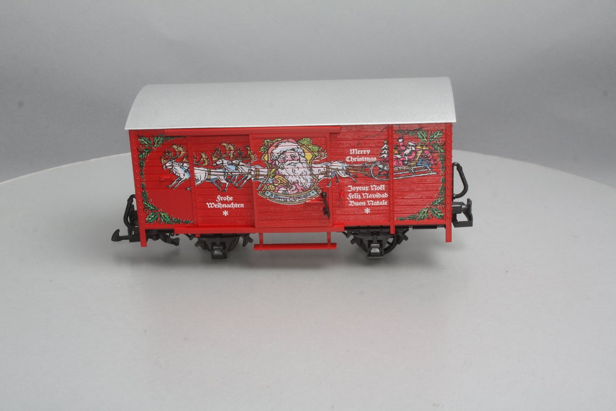 LGB 4335S G Scale Christmas Boxcar w/ Sound LN/Box