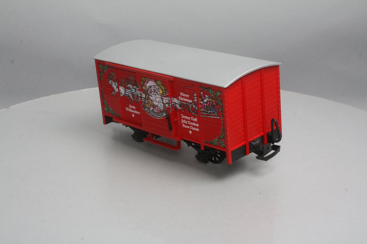 LGB 4335S G Scale Christmas Boxcar w/ Sound LN/Box