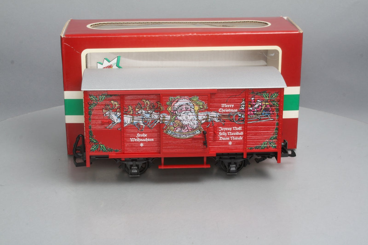 LGB 4335S G Scale Christmas Boxcar w/ Sound LN/Box