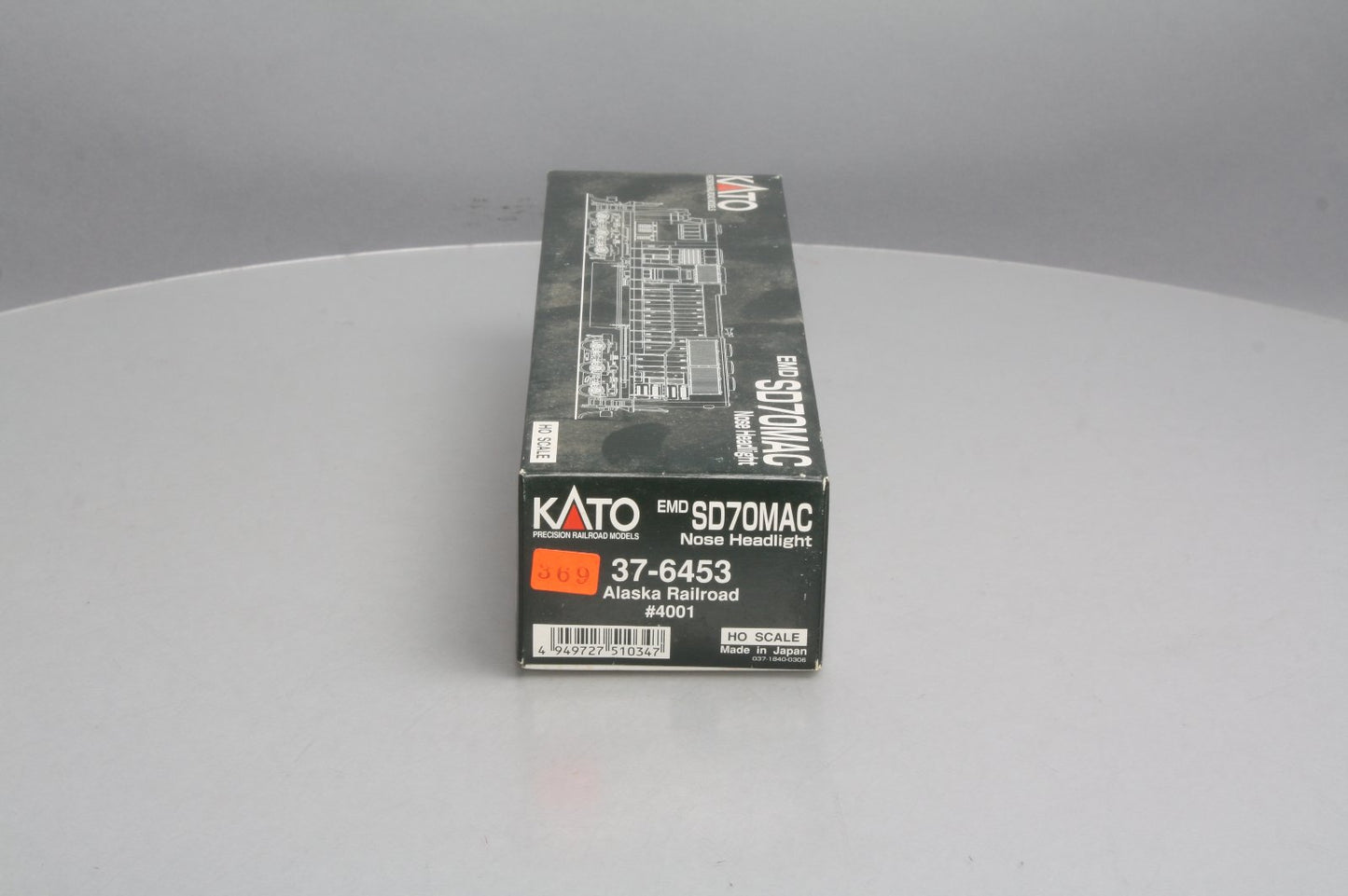 Kato 37-6453 HO Alaska SD70MAC Diesel Locomotive #4001 LN/Box