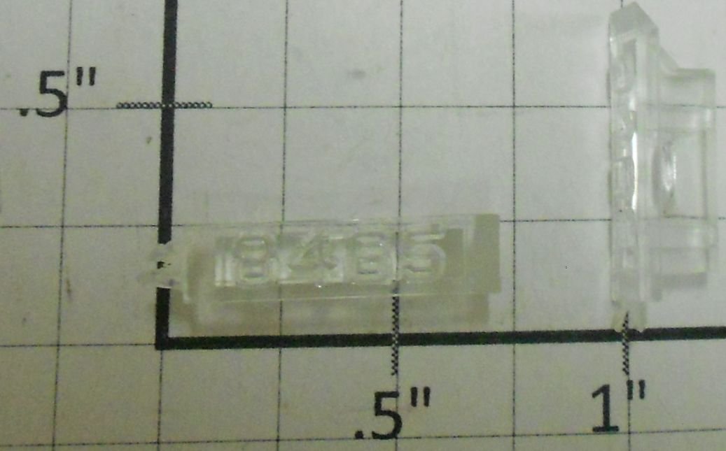 Lionel 8465-10 Left Hand Clear Raised Number Marker Lens/Number Board