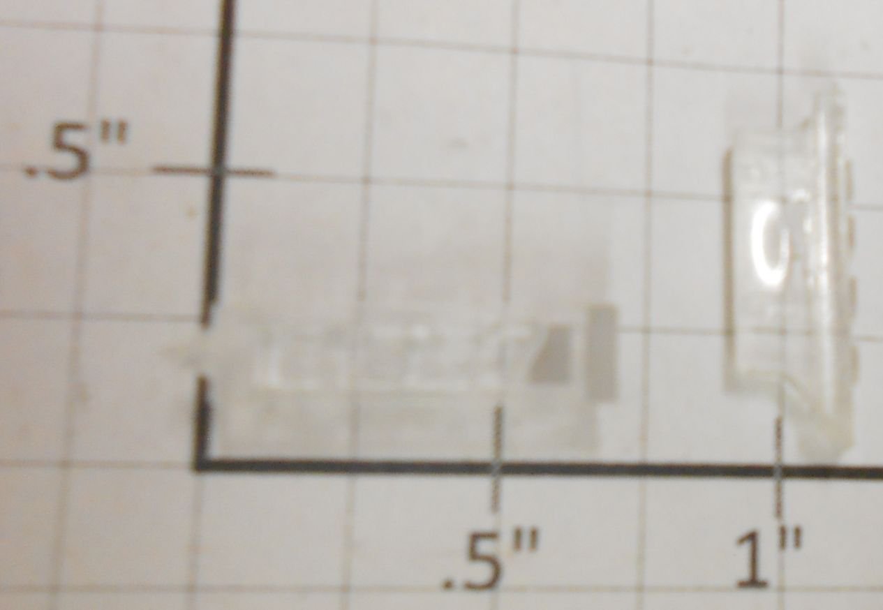 Lionel 8557-6/10 Clear Raised Number Marker Lens/Number Board Set (Pair of 2)