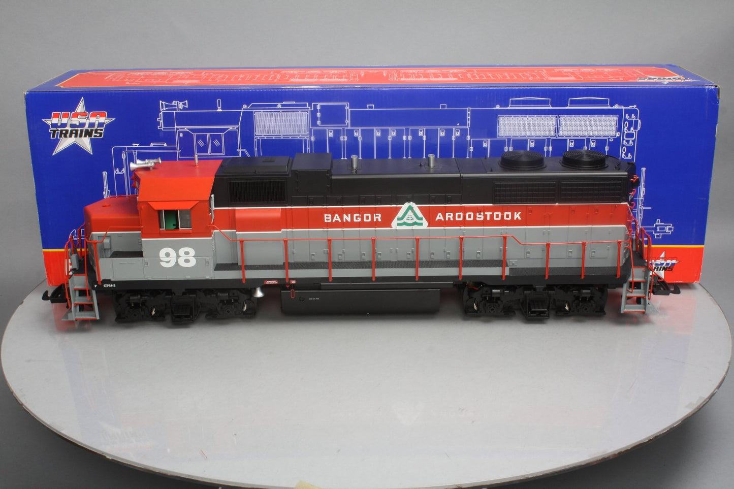USA Trains R22226 G Scale Bangor & Aroostook GP38-2 Diesel Locomotive EX/Box