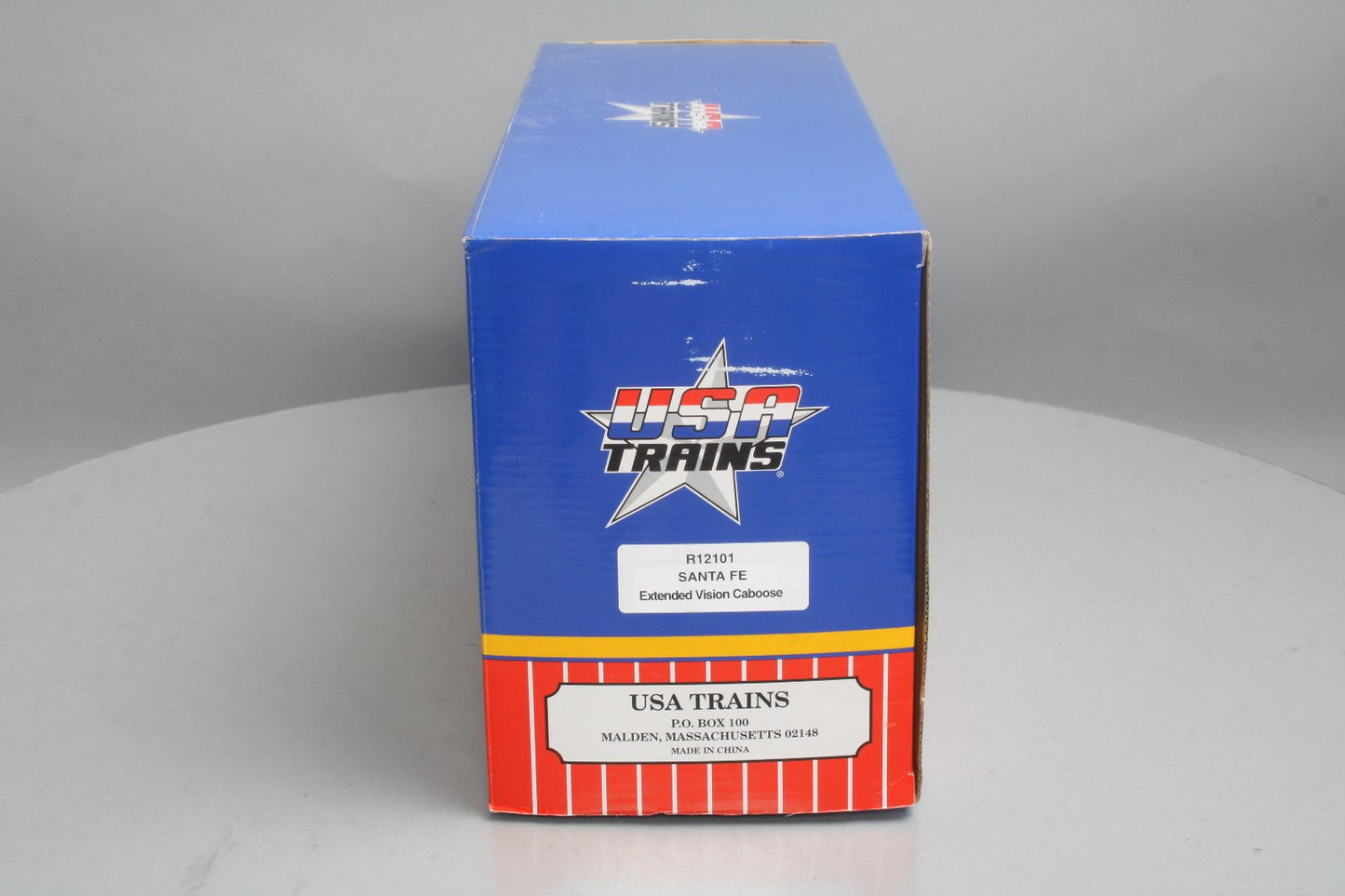 USA Trains R12101 G Santa Fe Extended Vision Caboose #999706 - Metal Wheels