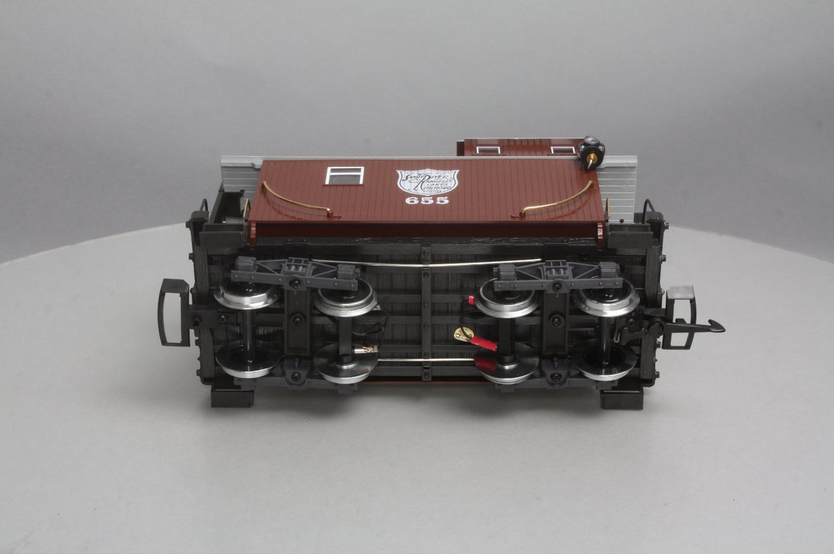 LGB 46655 G Scale Sandy River & Rangeley Lakes Railroad Caboose (Metal Wheels) LN/Box