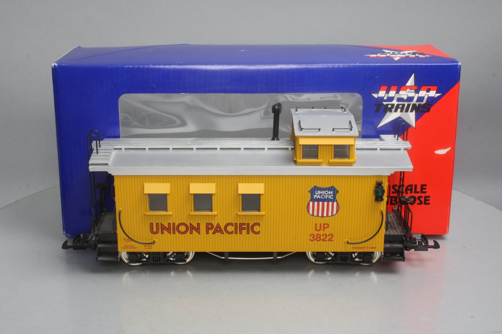 USA Trains R12005 Union Pacific Caboose #3822 - Metal Wheels