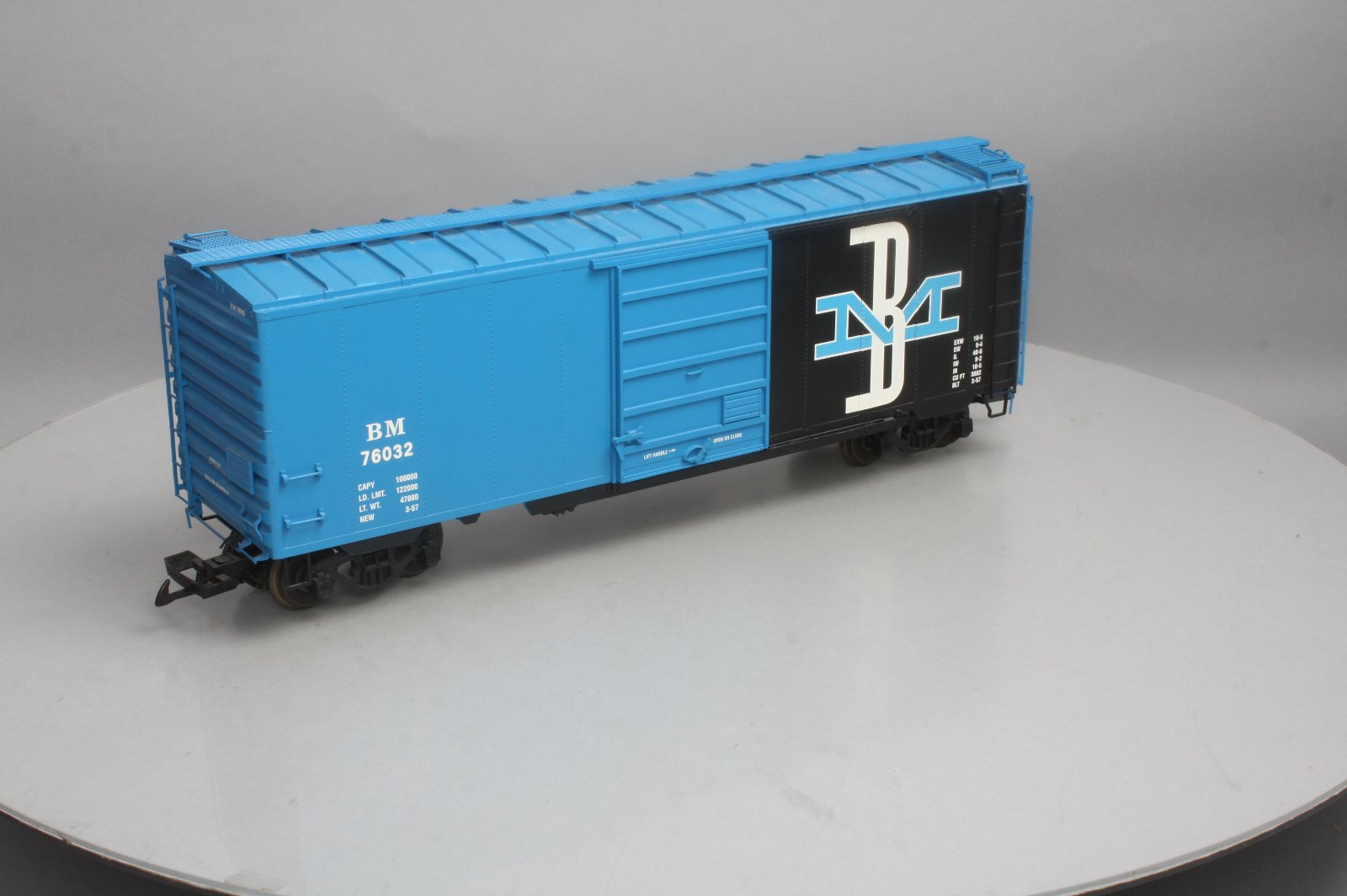 USA Trains R19217C G Scale Boston & Maine Boxcar #76034