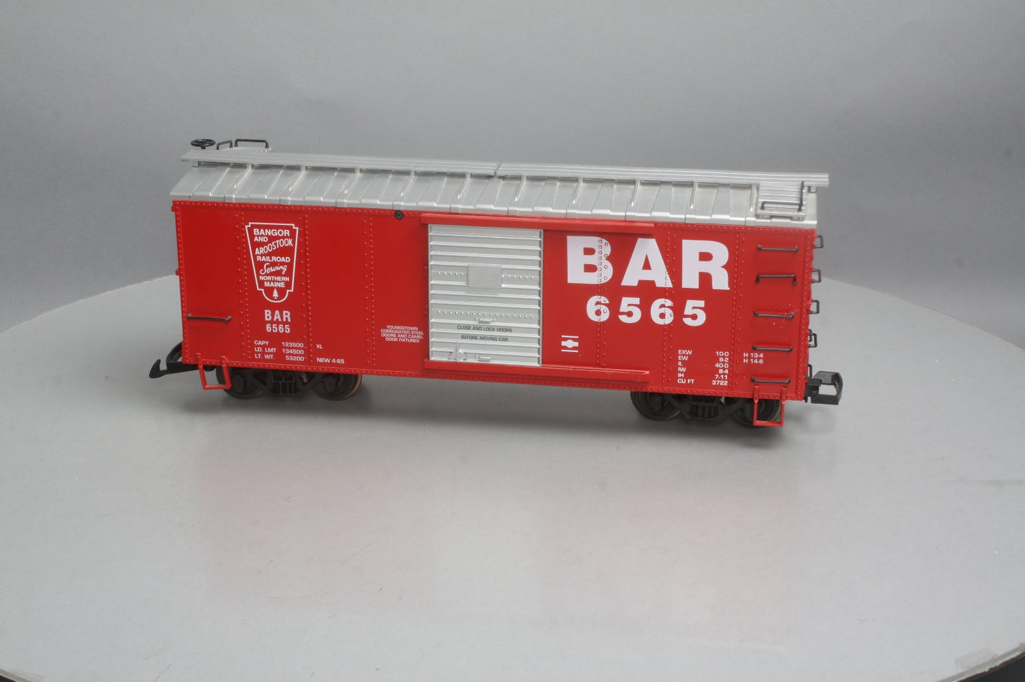 USA Trains 19066 G Bangor & Aroostook "American Series"(R) Steel Box Car #6566