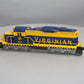 Lionel 6-8072 O Virginian SD18 Non-Powered Dummy Diesel Locomotive EX/Box