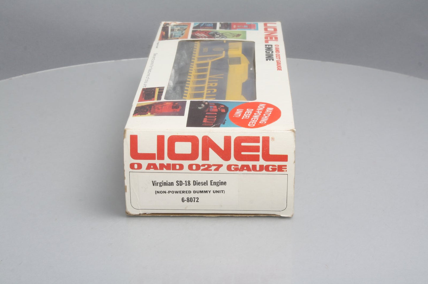 Lionel 6-8072 O Virginian SD18 Non-Powered Dummy Diesel Locomotive EX/Box