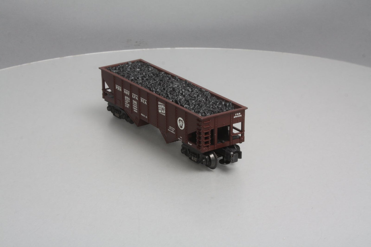 K-Line K622-1891 O Gauge Pennsylvania Railroad Hopper w/ Coal Load