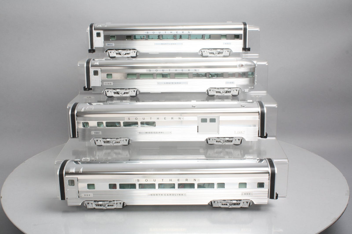 Lionel 6-15317 O Gauge Southern “The Southerner“ Aluminum Passenger Car Set LN/Box