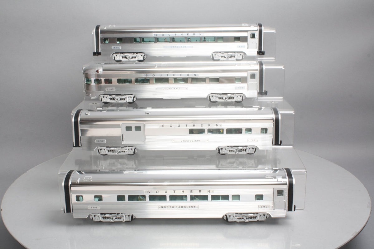 Lionel 6-15317 O Gauge Southern “The Southerner“ Aluminum Passenger Car Set LN/Box