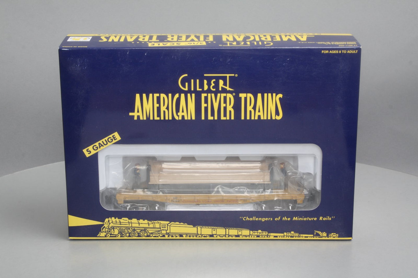 American Flyer 6-49011 S Scale Union Pacific Moe & Joe Lumber Flatcar #15100 LN/Box